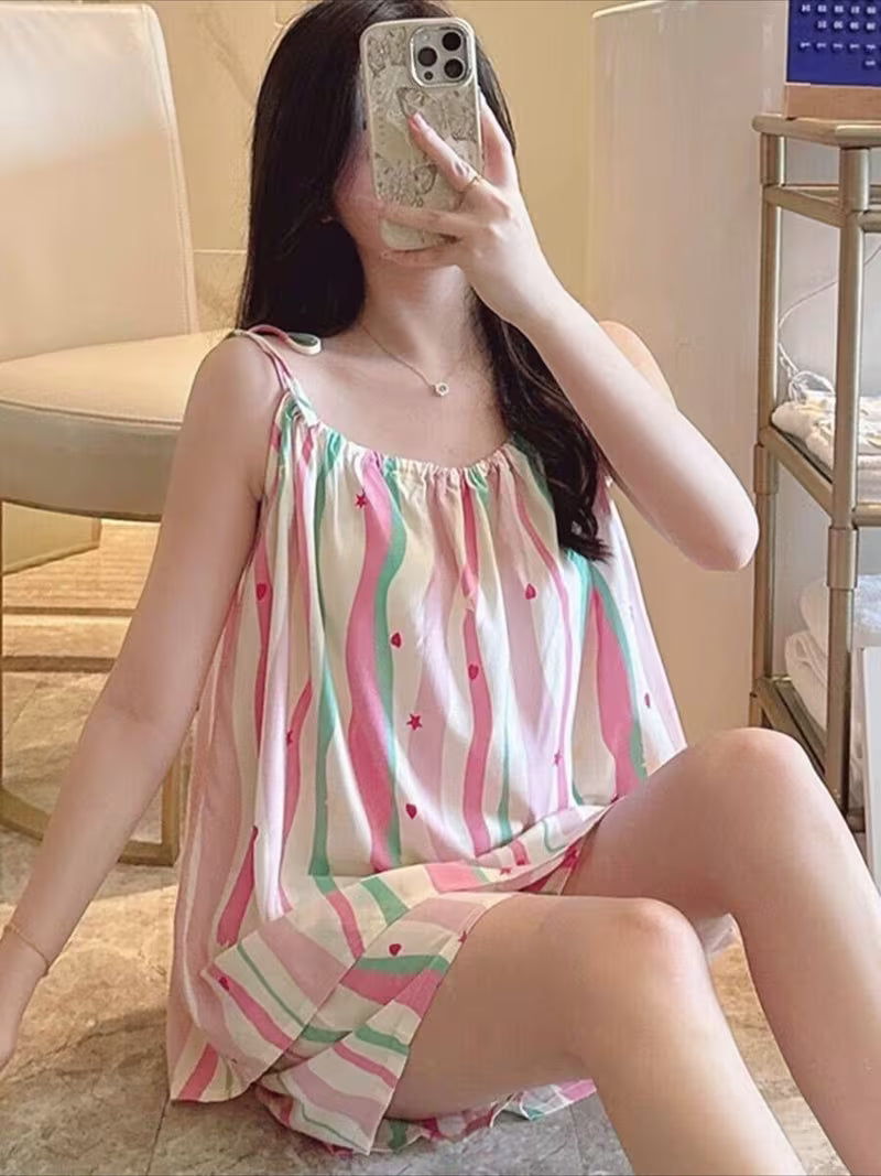 Thong Pajamas for Women - Loose and Sexy Summer Oversized Home Wear